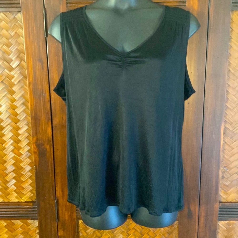 ANNE KLEIN - Sleeveless dress top 3X